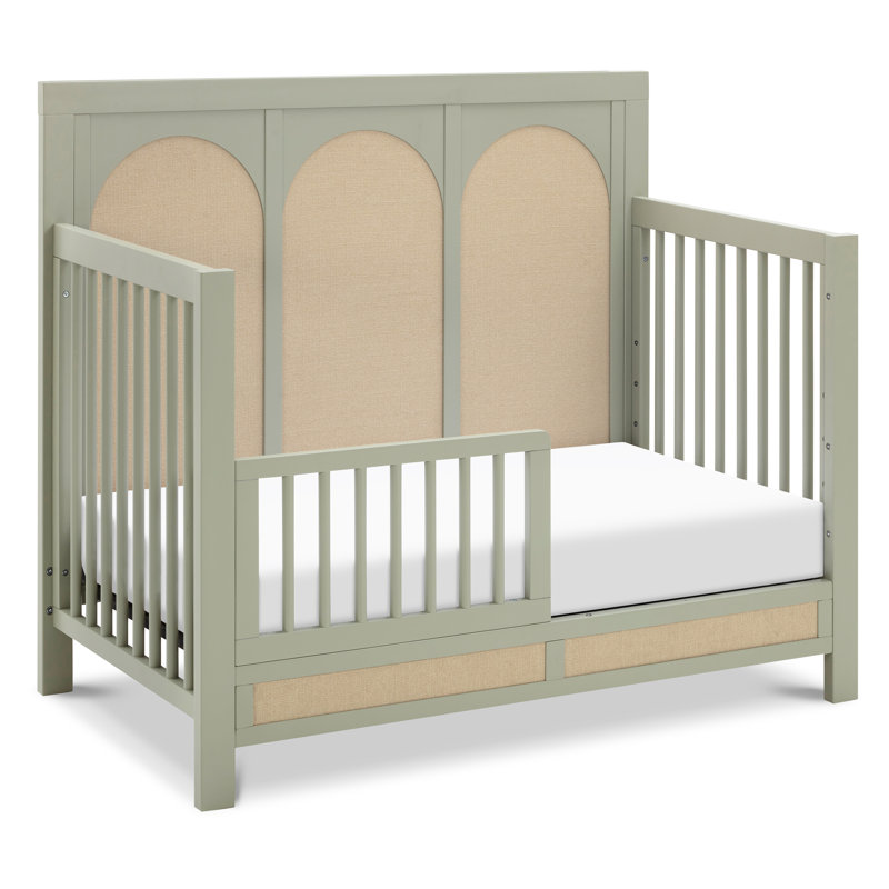 Eloise 4-in-1 Convertible Crib, French Sage/Performance Sand Eco-Weave