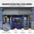 47" Patio Awning Retractable Awning Sunshade Shelter with Crank Handle-105698195
