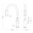 Lefton Touchless Faucet With Pull-down Sprayer, Single-hole Motion Sensor Faucet For Kitchen Sink, KF2210-107653740