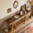 2-Tier Farmhouse Console Table Entryway Table Behind Sofa