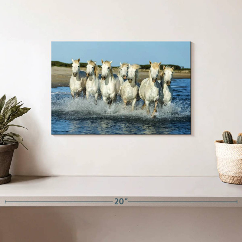Brampt 7 Horses, 8" H x 12" W