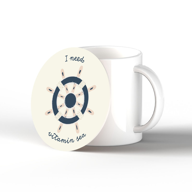 Ceramic Round 1 Piece Coaster