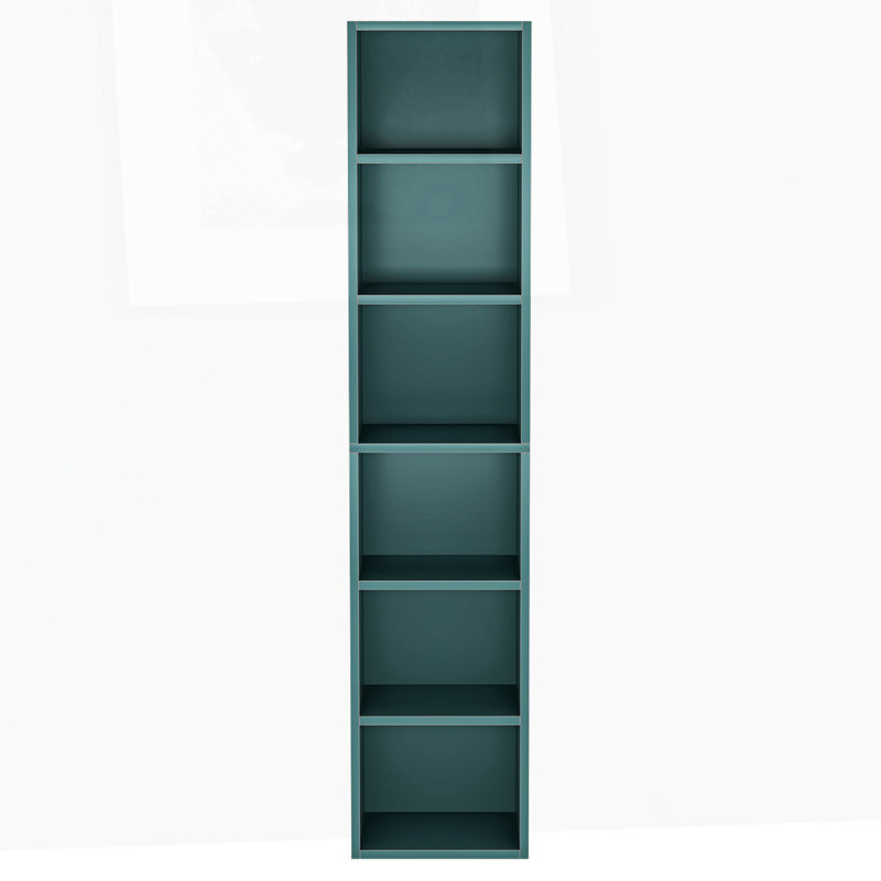 Bibliothèque à 6 niveaux, Bleu