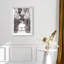 Oliver Gal Running Alice Black and White - Diamond Dust Shadowbox Framed Wall Art-70284699-70284773