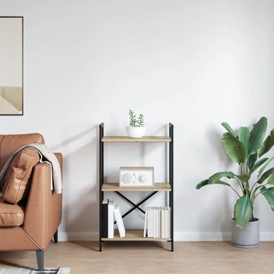 96cm H x 56cm W Steel Etagere Bookcase