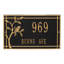 Woodridge Bird Personalized Standard 2-Line Wall Address Plaque-345801070-345801067