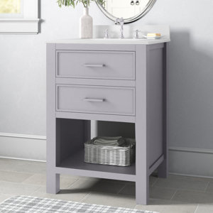 Batruk 24" W Single Bathroom Vanity Set