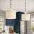 Berrin 1 - Light Satin Platinum Single Pendant