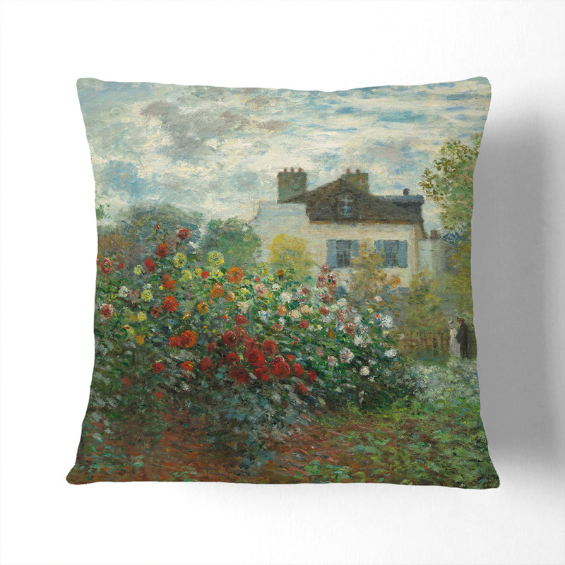 Square Cushion, White, 40cm H x 40cm W x 15cm D