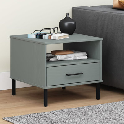 Kirina 50cm W Solid Wood Bedside Table
