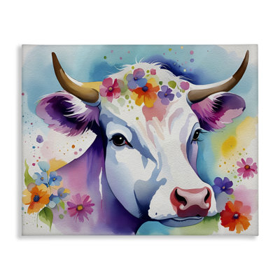 «Flower Speckled Cow» par Amber Clarkson