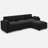 L-Shaped Modular Sectional with Ottoman-2005812735