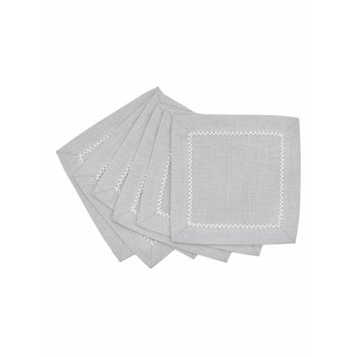 Inverted Picot Edge Cocktail Napkin