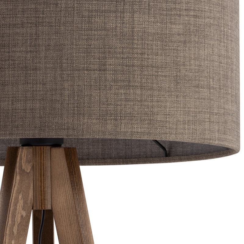 Lampe sur pied Tationna, Brun