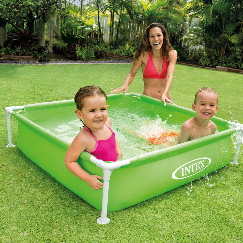 Mini piscine extérieure pour enfant 48 x 12 po Intex, couleur variable pour enfants (paquet de 3)