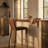 Newton Counter Chair, Orris Brown Leather