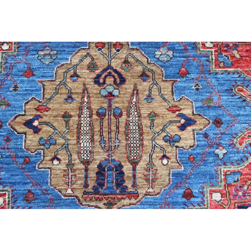 Transitional Hand Knotted Wool Oriental Area Rug
