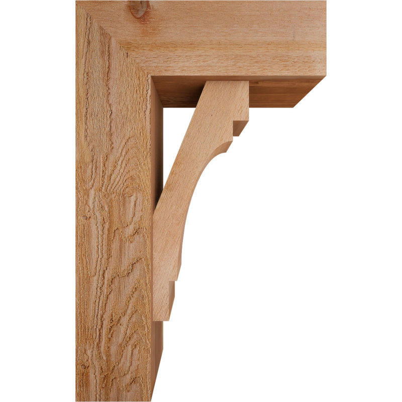 Support Merced Block avec support décalé, 32 x 20, Cèdre rouge occidental de l 8 po (scié brut)