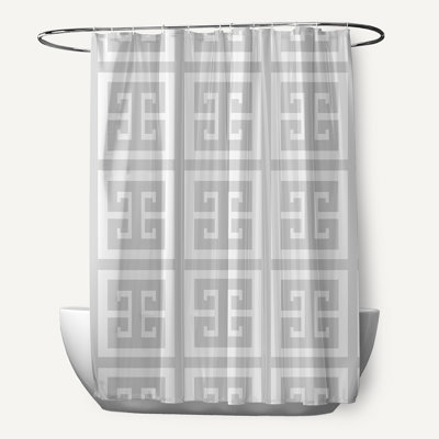 Rideau de douche simple Caleb-James