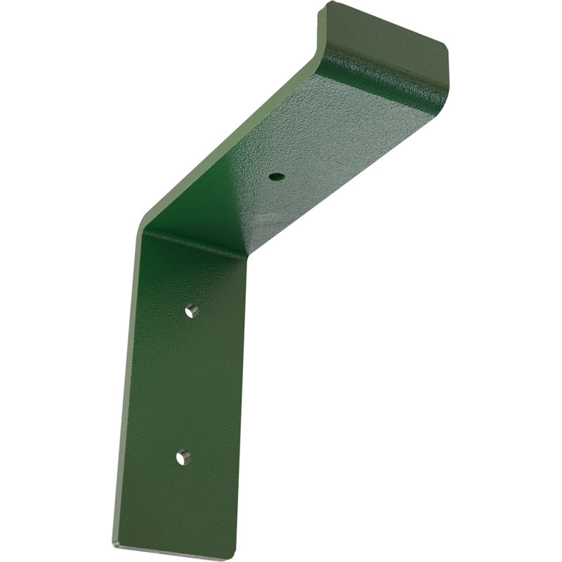 Support pour tablette en acier l 2 po x P 6 po x H 6 1/4 po, H 6 po x l 2 po x P 6 po, Bronze vieilli