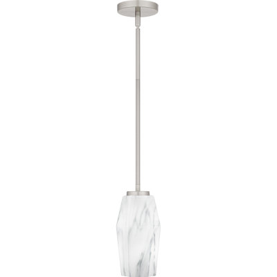 Mini-luminaire suspendu noir mat 1 lumière Nivek