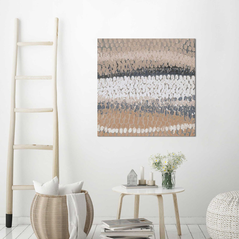 « modern harvest abstract ii », reproduction de peinture à l’acrylique sur toile, H 36 po x l 36 po x P 1,5 po, Toile tendue