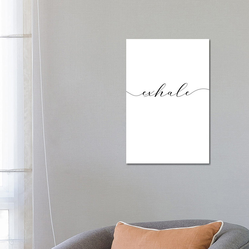 Exhale - Wrapped Canvas Print, 66.04 cm H x 45.72 cm W x 1.91 cm D