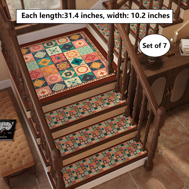 Tapis d'escalier insonorisés pour un environnement confortable