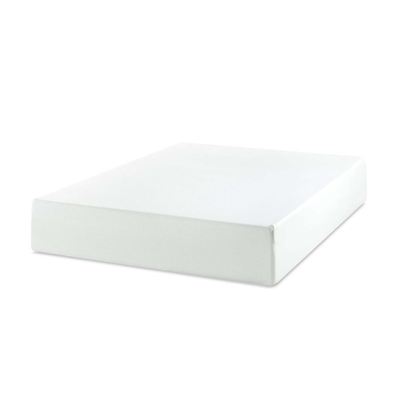 Queen Green Tea Memory Foam Mattress In A Box, Fiberglass-Free, Naturally Fresh, Pressure-Relieving, And Adaptive Support For All Sleep Positions.