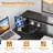 Joaopaulo 57'' L Shaped Desk with File Drawer, Power Outlet, LED Strip, Monitor Shelf and Storage Shelves-1342802680