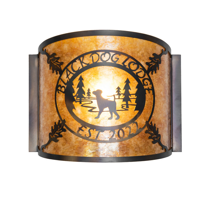 1 - Light Flush Mounted Sconce