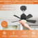Skylan 45cm 5 - Blade E27 Socket Ceiling Fan with LED Light and Remote