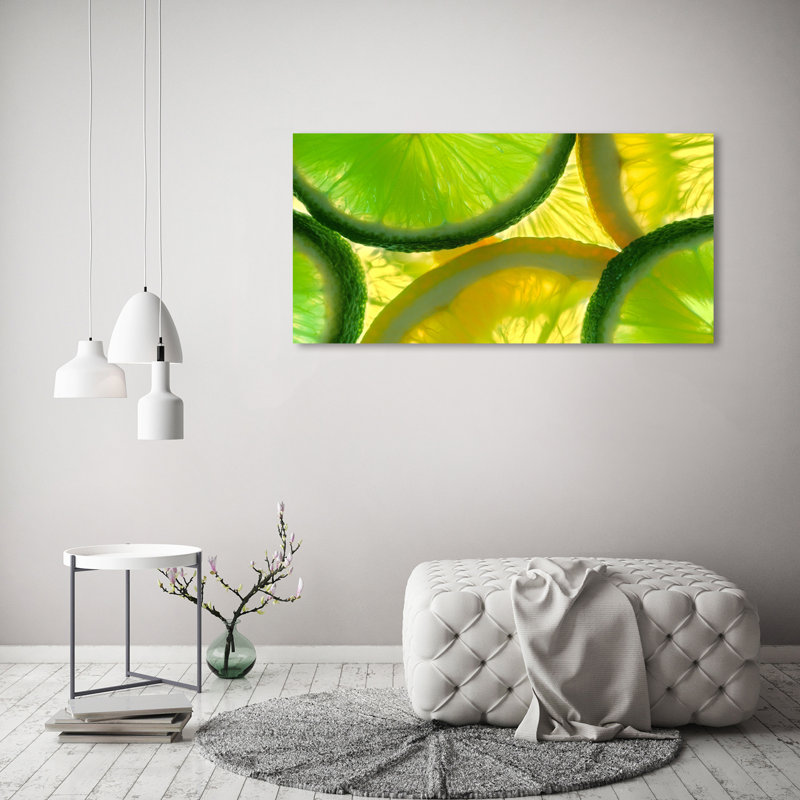 Lime And Lemon - Wrapped Canvas Print