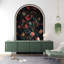 Papier peint floral Colibri pelez, collez amovible botanique, art mural décoratif-98296398