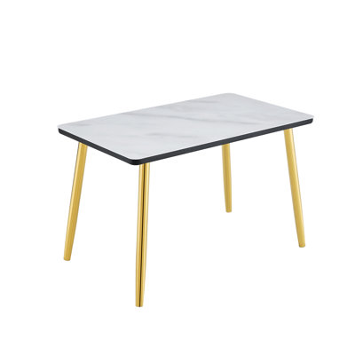 Space-saving Modern Dining Tables With Glass And Mdf, Ideal For Compact Kitchens