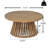 PATIO FURNITRE SETS : CLAREMONT 3 SEATER DAYBED + ACACIA WOOD TABLE-281693186
