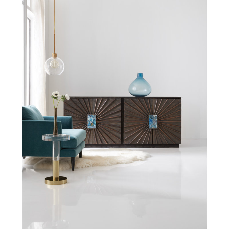 Melange 84'' W Solid Wood Credenza