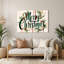 Art de Noël typographique de Noël, art mural en métal blanc-1940126558