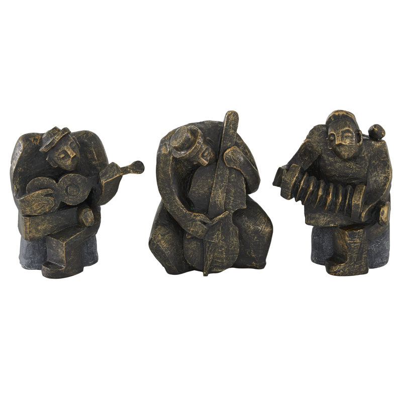 Ensemble de 3 figurines Birajbhushan
