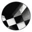Soft Plush Eakes Modern & Contemporary Checkered Area Rug in Grey – Black Binding-669826583