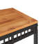 Garden Table 38X38x42 Cm Poly Rattan Acacia Wood-1391347480