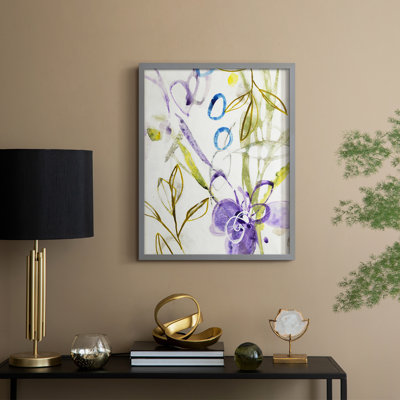 On a Whim II Framed Print - Solid Wood