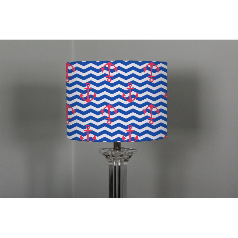 Cotton Drum Lamp Shade ( Uno ), 22cm H x 25cm W x 25cm D