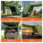 Yescom SUV Tents for Camping Hatchback Tent Tailgate with Awning Sun Shade Car Tent with Poles Mesh Net Waterproof Outdoor Travel MPV Van CUV-112546885