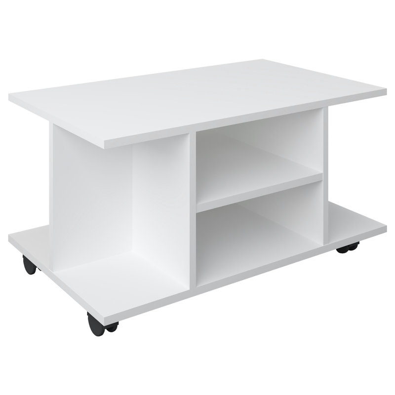 Annemarie Coffee Table with Storage, White