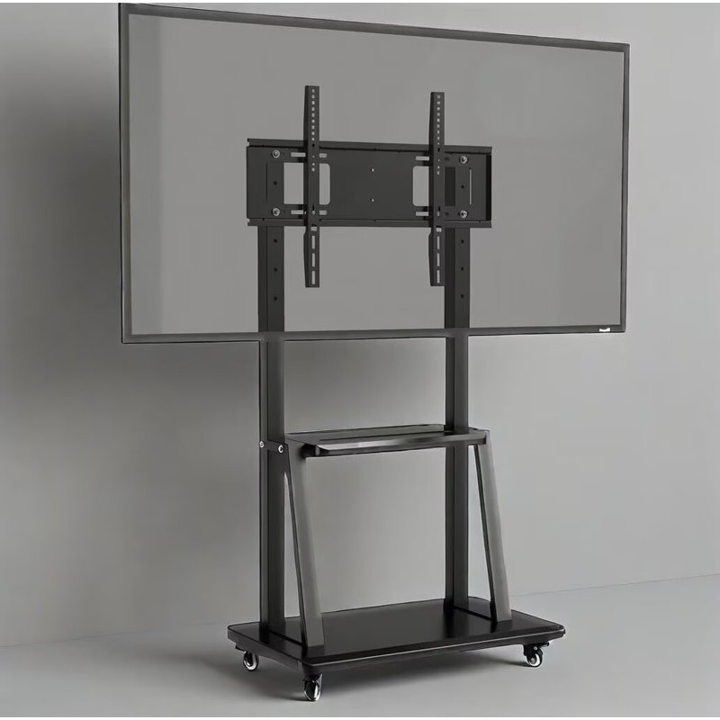 Support pour tableau intelligent convertible JYXCN | S'ajuste à 32-70 pouces, plateau amovible, stabilité de poids équilibré