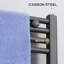 Akers Flat Panel Towel Rail Heated Towel Rails-196460258