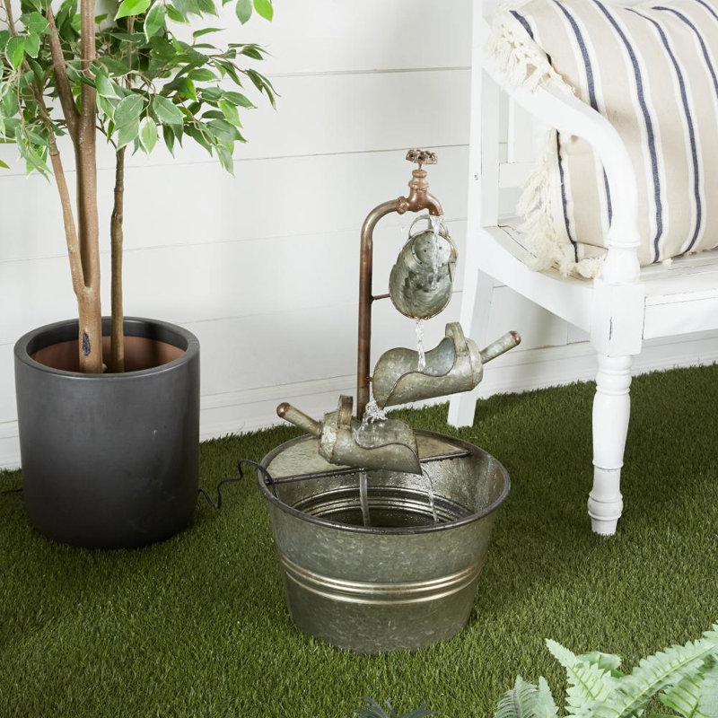 Arwan Metal Weather Resistant Cascade Fountain