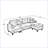 Walberg Upholstered 96.06'' Sofa & Chaise-359623358