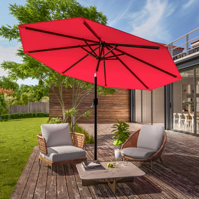 9FT Market Umbrellas and Shade, Table Umbrella for Patio and Outdoor